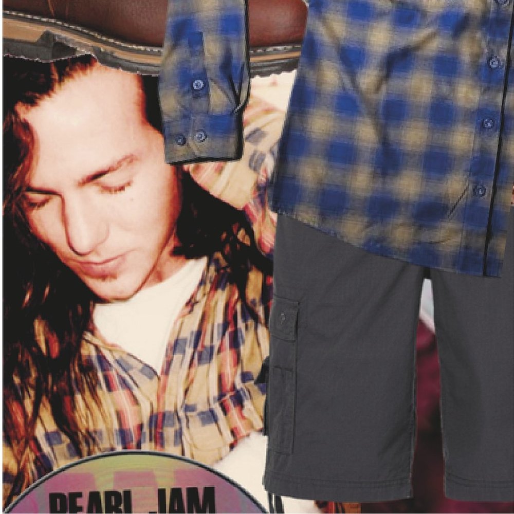 Dixxon the Eddie Veddar Flannel Seattle Women’s XL Grunge Alternative Rock